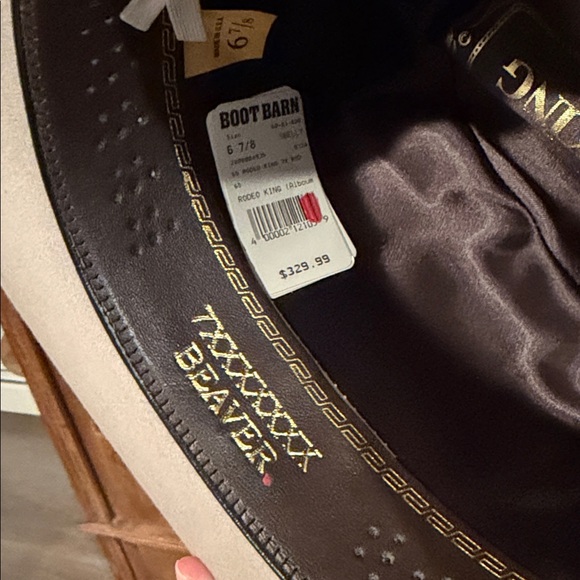 Rodeo King 7X Beaver Cowboy Hat - Picture 6 of 8